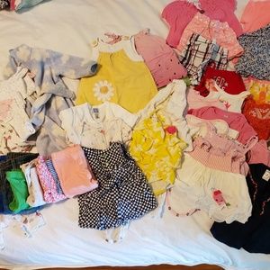 6 month girls lot, dresses, swimsuit,  pants, tops